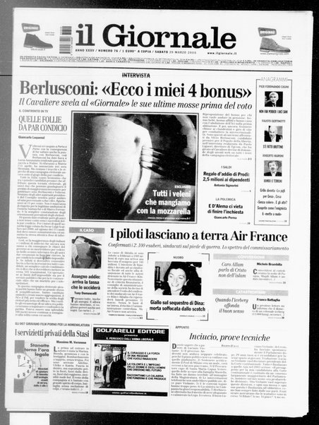 Il giornale : quotidiano del mattino